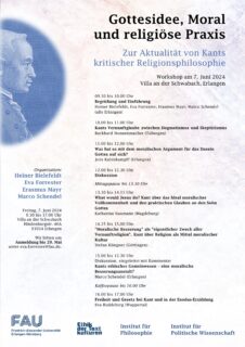 Towards entry "Workshop “Idea of God, Morality and Religious Practice. Kant’s Critical Philosophy of Religion Revisited”"
