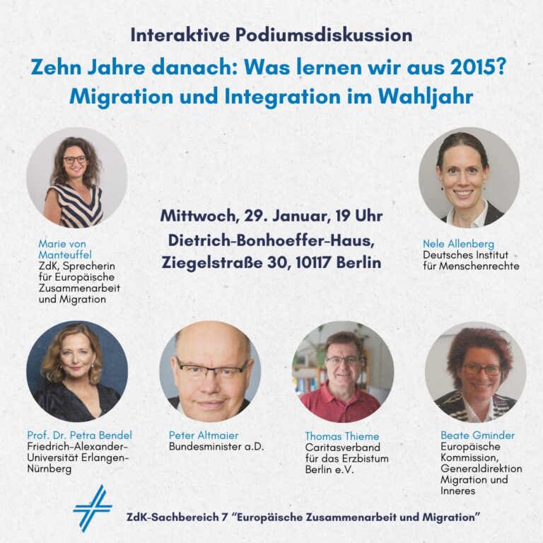 “Ten years later: What have we learned from 2015?” Event on Migration and Integration