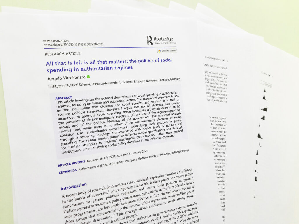 Pictured is a print version of Angelo Panaro's journal article
