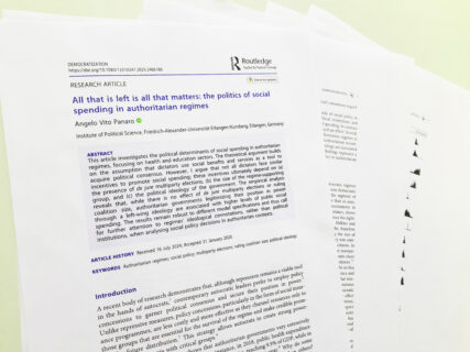 Towards entry "New Publication on Social Policy in Autocracies"