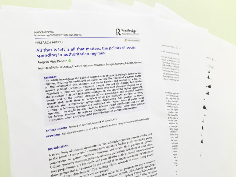 New Publication on Social Policy in Autocracies